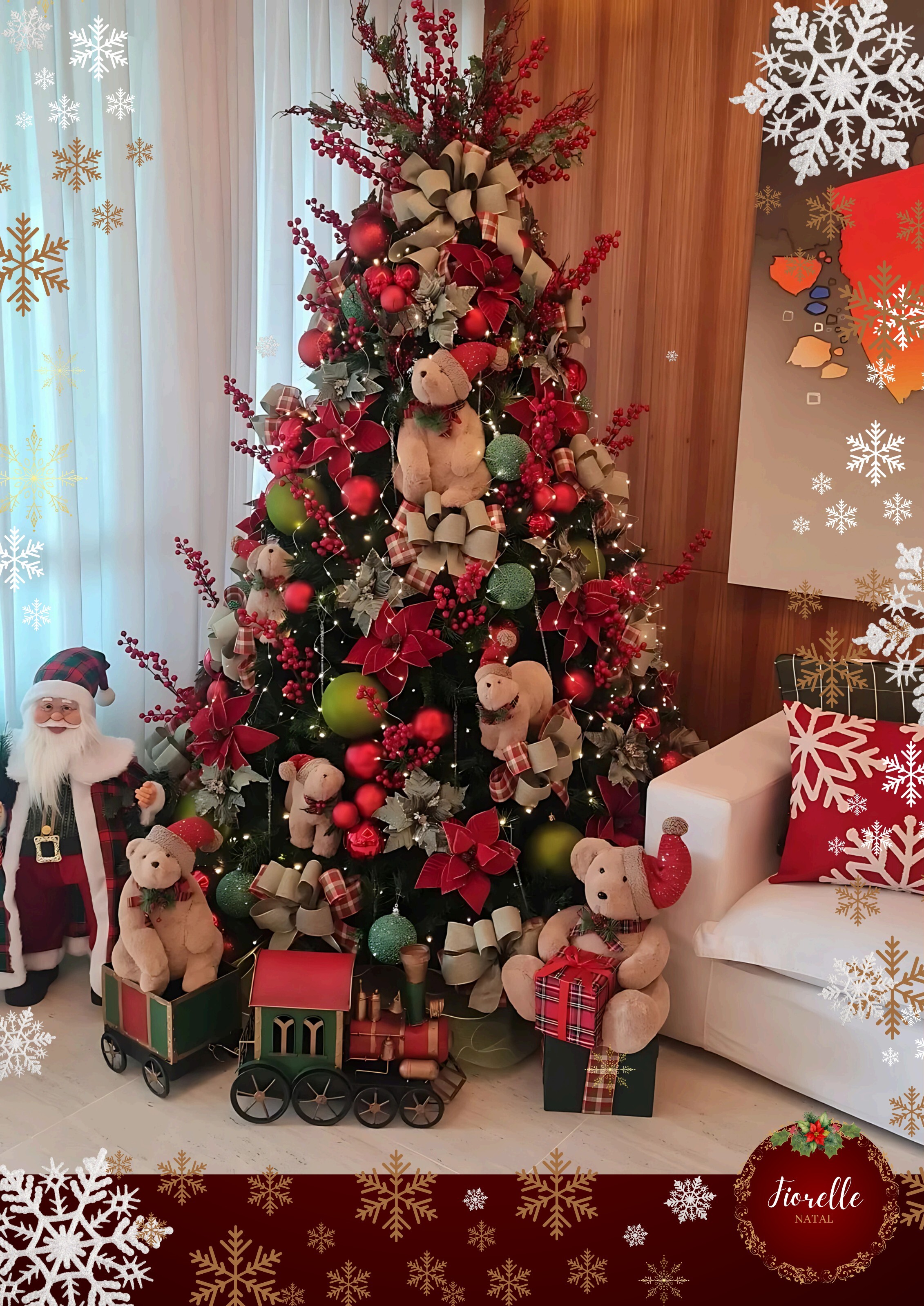 Decoração natalina Fiorelle